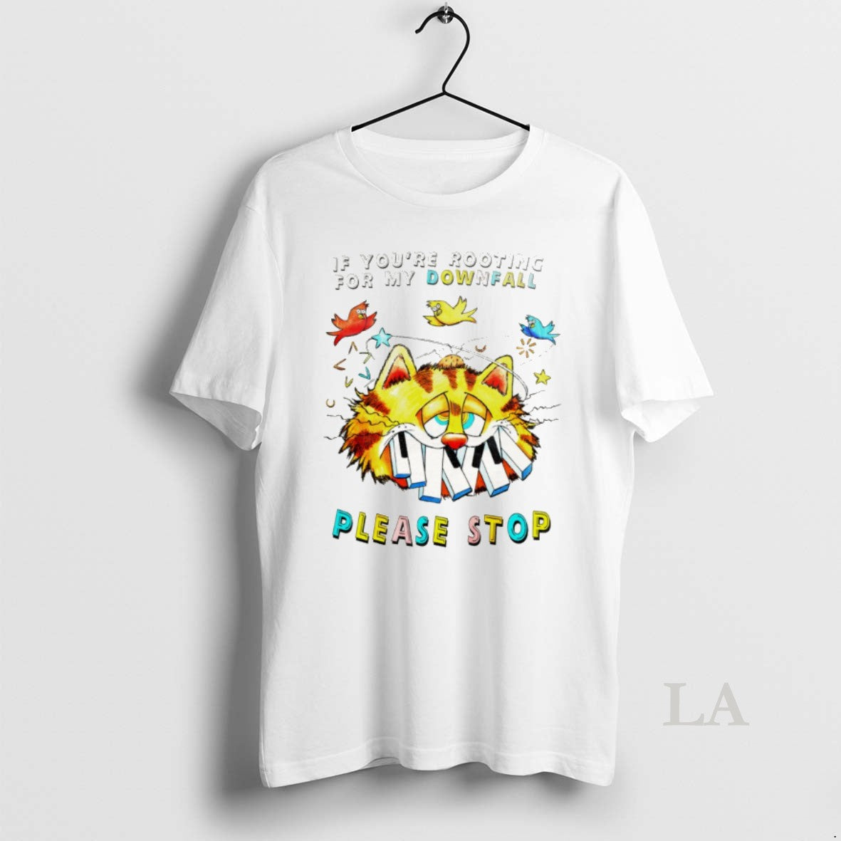 Original Orange Cat If Youre Rooting For My Downfall - Adult & Kids T-Shirts, Sweatshirts & Hoodies apparel design preview 1