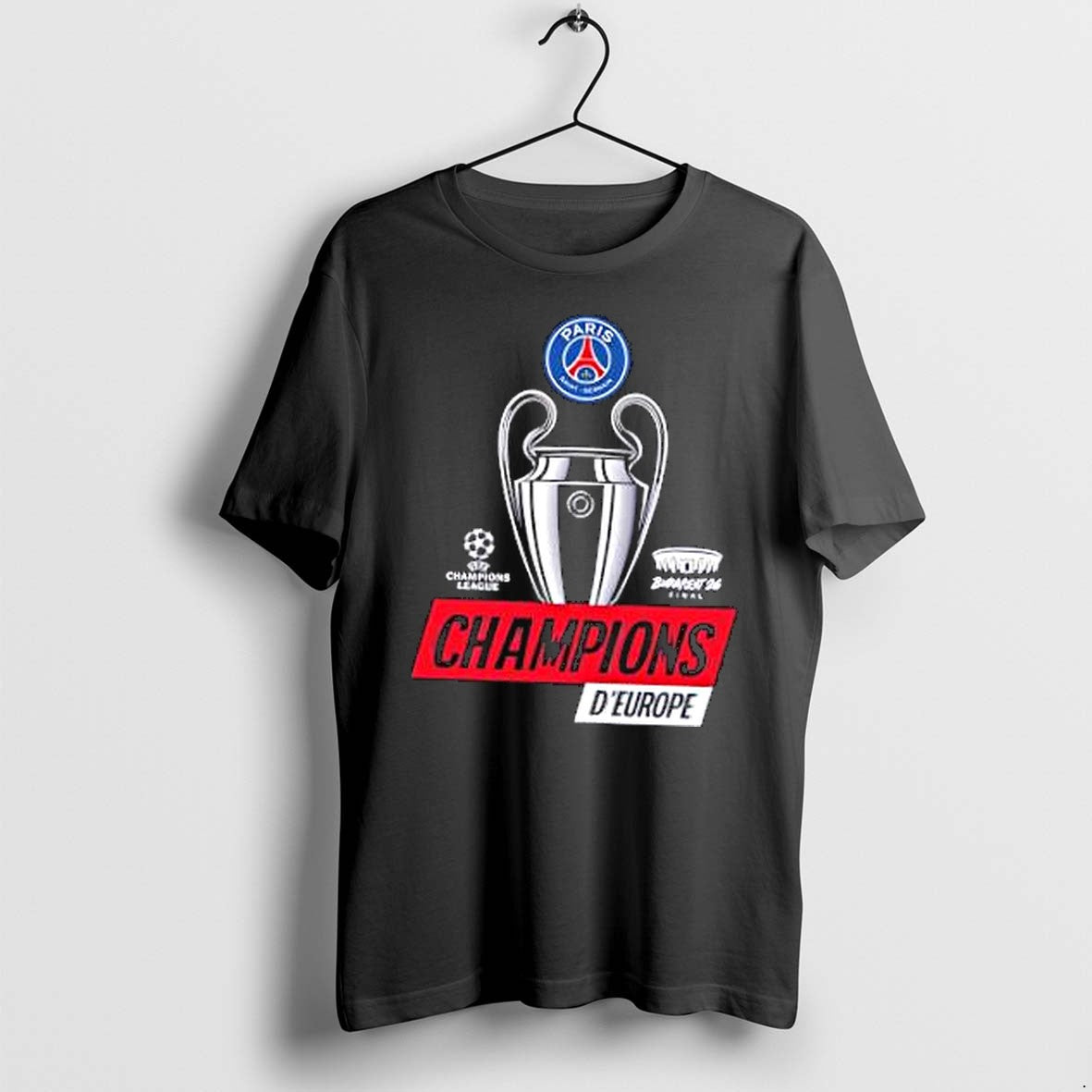 Original Psg Champions Deurope 2026 Jpg - Adult & Kids T-Shirts, Sweatshirts & Hoodies apparel design preview 1