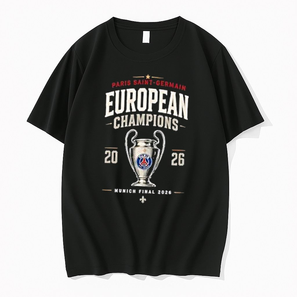 Original Psg European Champions 2026 Jpg - Adult & Kids T-Shirts, Sweatshirts & Hoodies apparel design preview 1