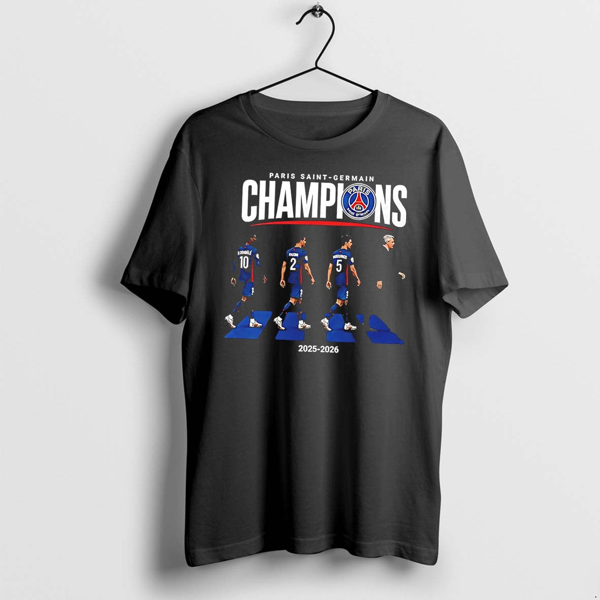 Original Paris Saint Germain 2025 2026 Champions - Adult & Kids T-Shirts, Sweatshirts & Hoodies apparel design preview 1