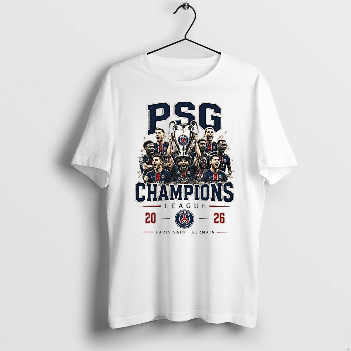 Original Paris Saint Germain Ucl Champions Football - Adult & Kids T-Shirts, Sweatshirts & Hoodies apparel design preview 1