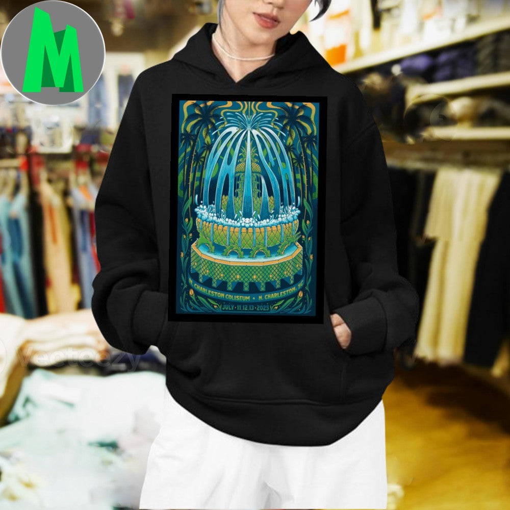 Original Phish July 11-13 2025 North Charleston - Adult & Kids T-Shirts, Sweatshirts & Hoodies apparel design preview 1
