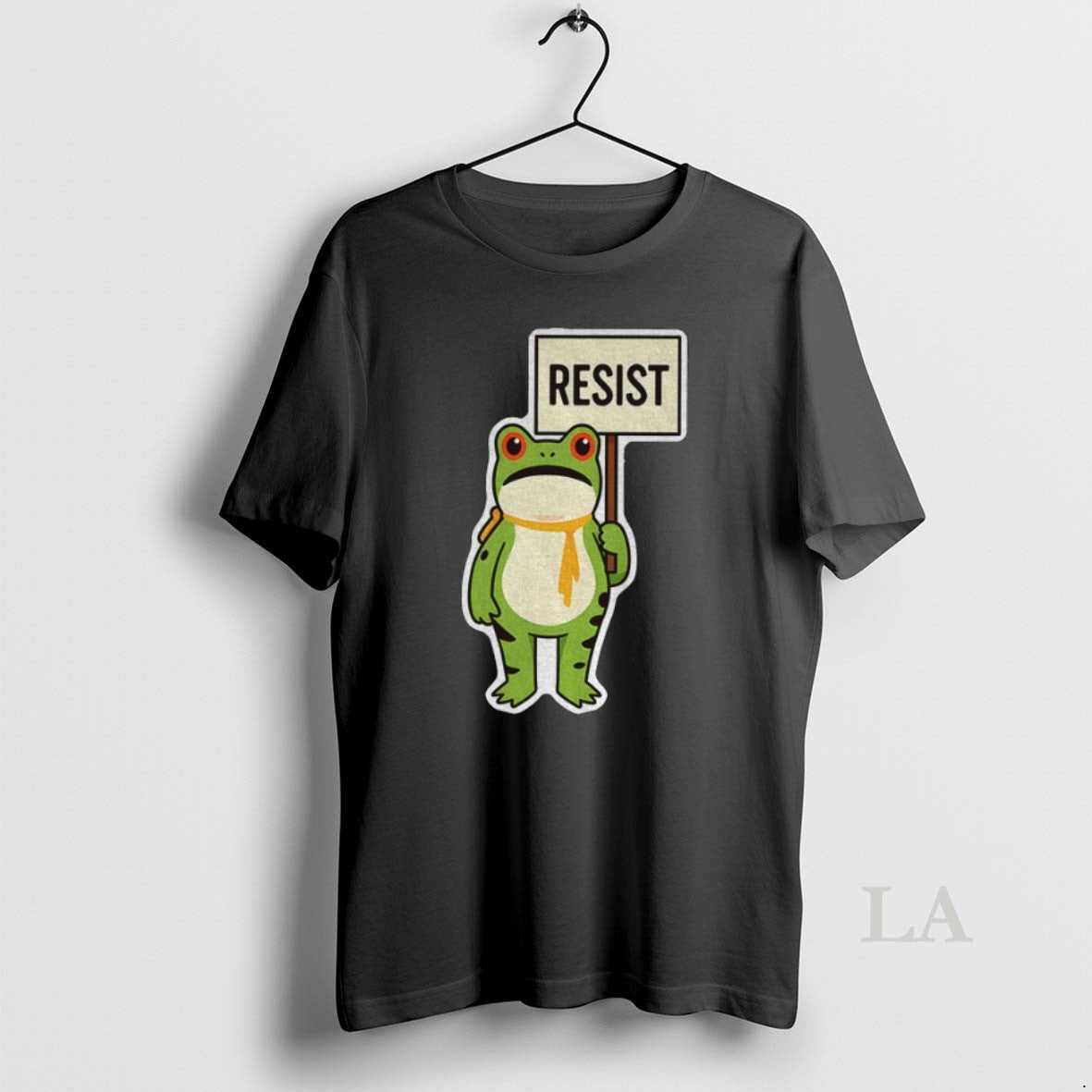 Original Portland Frog Holding Resist Fdt Anti - Adult & Kids T-Shirts, Sweatshirts & Hoodies apparel design preview 1