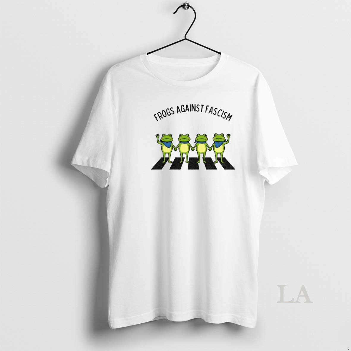 Original Portland Frogs Against Fascism Abolish Ice - Adult & Kids T-Shirts, Sweatshirts & Hoodies apparel design preview 1
