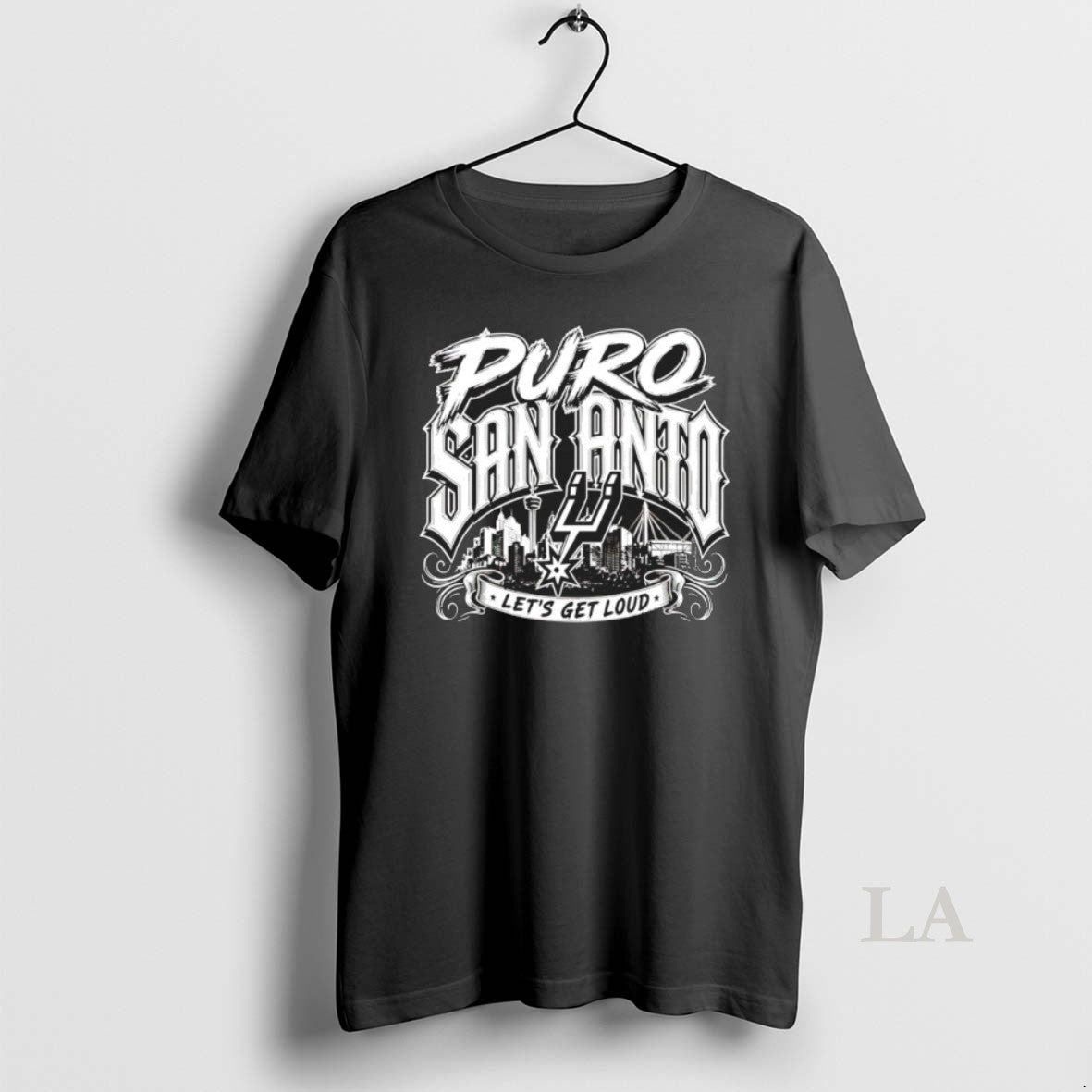 Original Puro San Anto Lets Get Loud Antonio Spurs - Adult & Kids T-Shirts, Sweatshirts & Hoodies apparel design preview 1