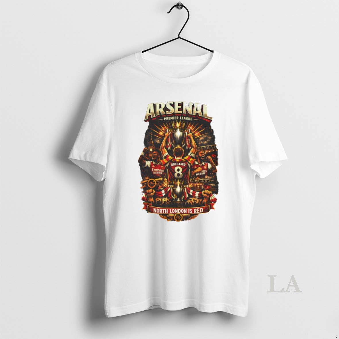 Original Qjxuovkv Arsenal Champions Premier League - Adult & Kids T-Shirts, Sweatshirts & Hoodies apparel design preview 1