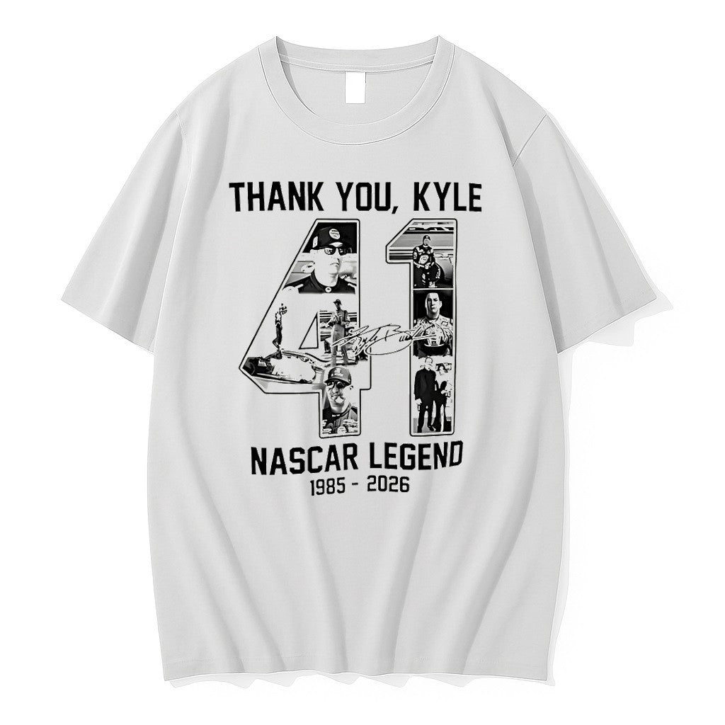 Original Rip Kyle Busch Tribute Thank You Nascar - Adult & Kids T-Shirts, Sweatshirts & Hoodies apparel design preview 1