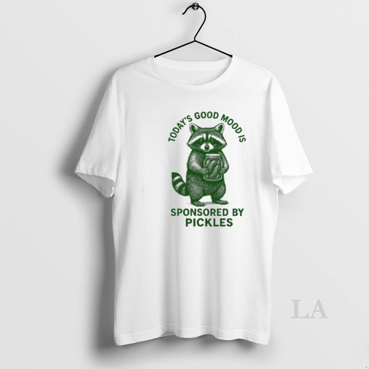 Original Raccoon Todays Good Mood Is Sponsored By - Adult & Kids T-Shirts, Sweatshirts & Hoodies apparel design preview 1