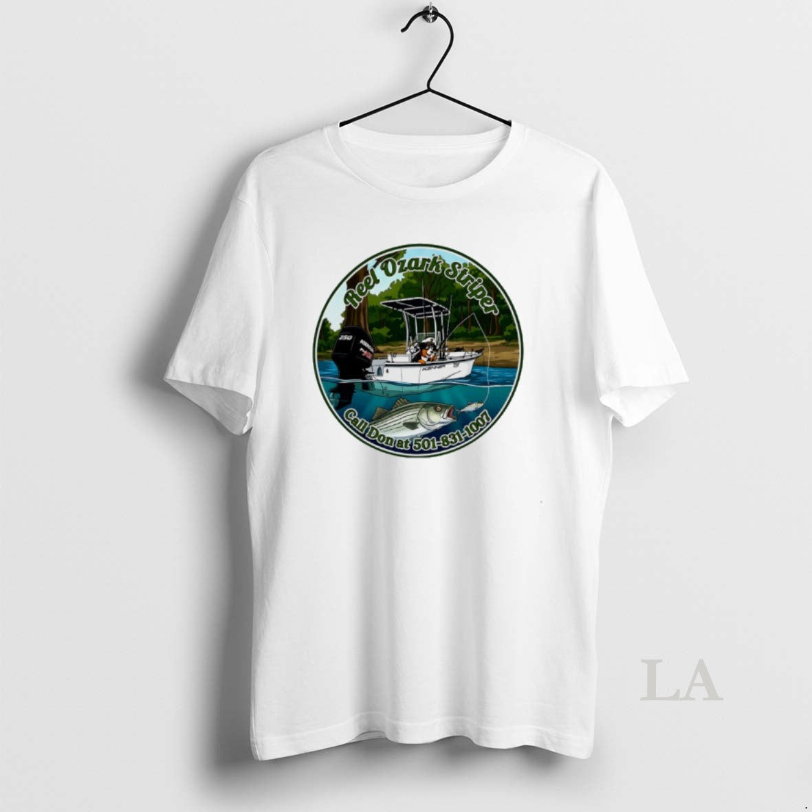 Original Reel Ozark Striper Call Don At 501 831 1007 - Adult & Kids T-Shirts, Sweatshirts & Hoodies apparel design preview 1