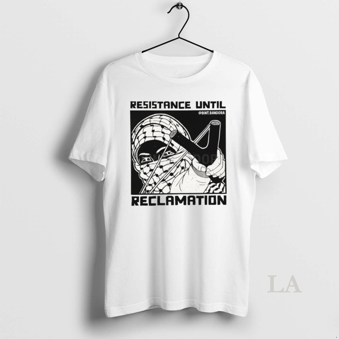 Original Resistance Until Reclamation Keffiyeh - Adult & Kids T-Shirts, Sweatshirts & Hoodies apparel design preview 1