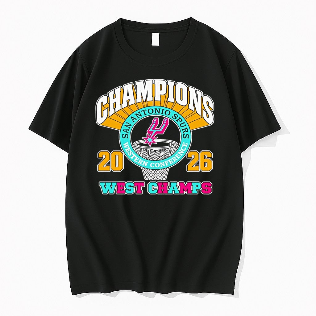 Original Retro San Antonio Spurs Basketball 2026 - Adult & Kids T-Shirts, Sweatshirts & Hoodies apparel design preview 1