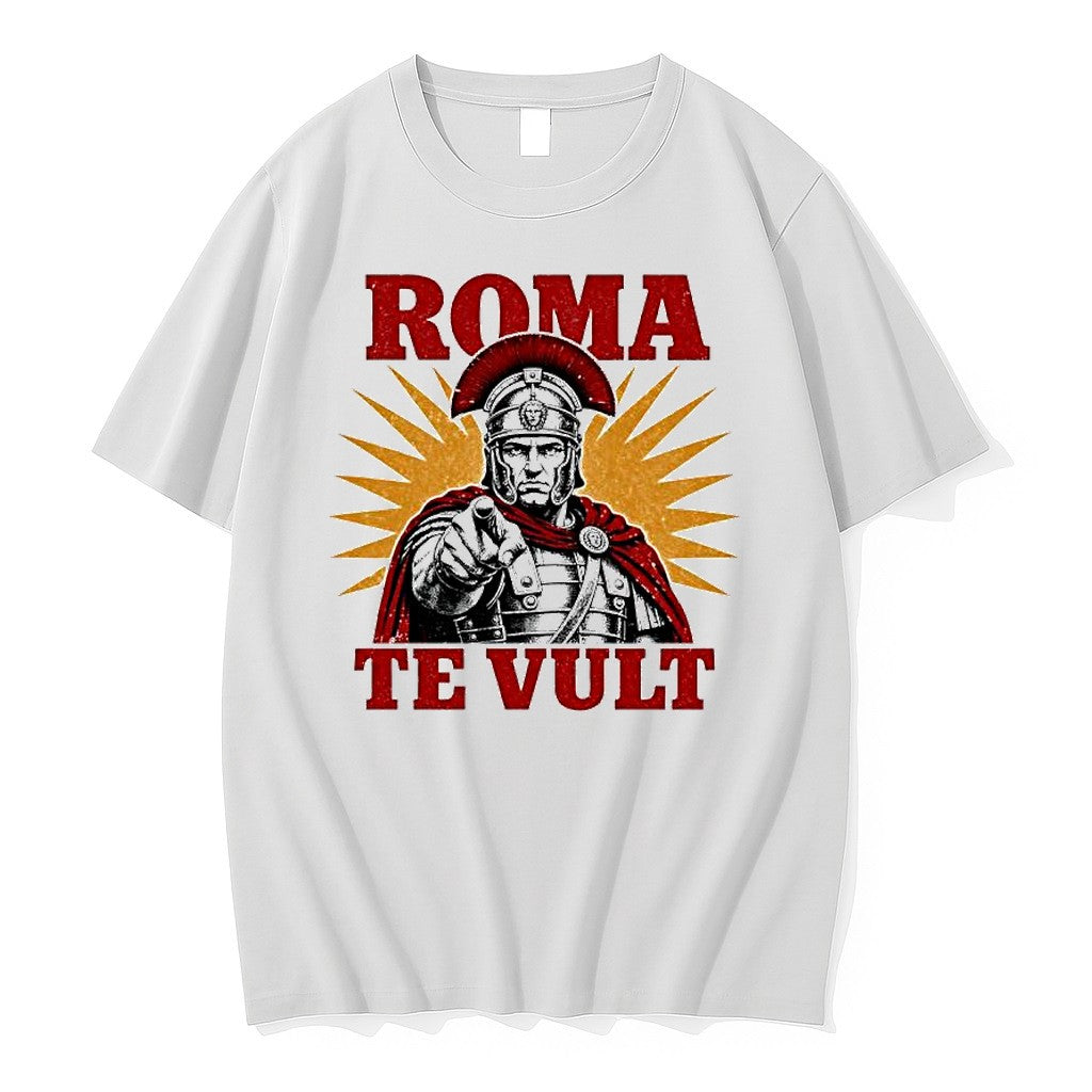 Original Roman Centurion Soldier Roma Te Vult Ancient - Adult & Kids T-Shirts, Sweatshirts & Hoodies apparel design preview 1
