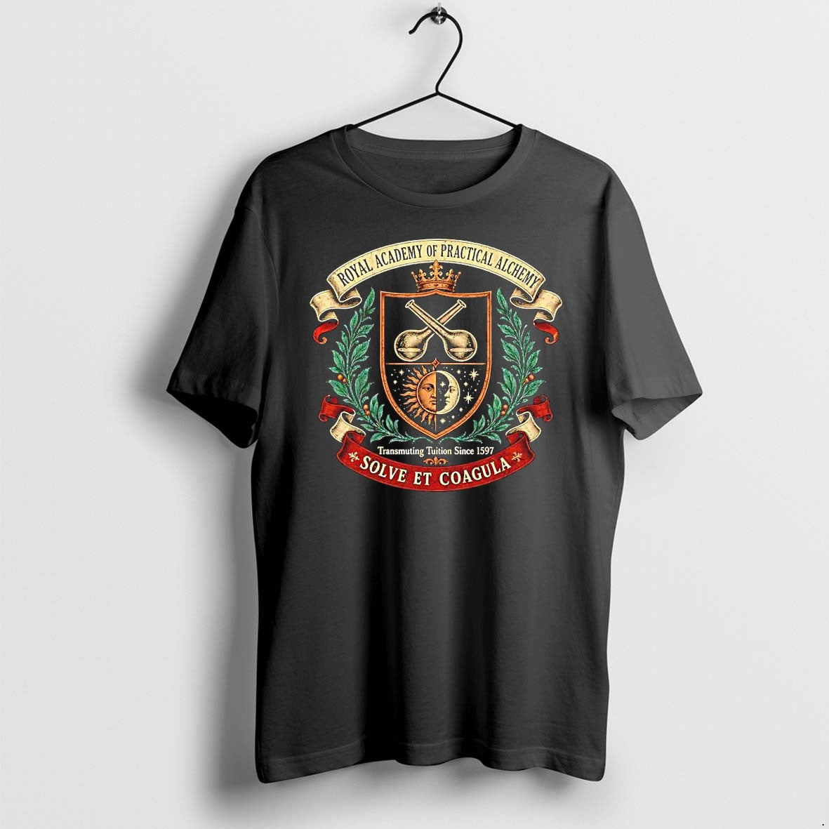 Original Royal Academy Of Practical Alchemy Solve Et - Adult & Kids T-Shirts, Sweatshirts & Hoodies apparel design preview 1