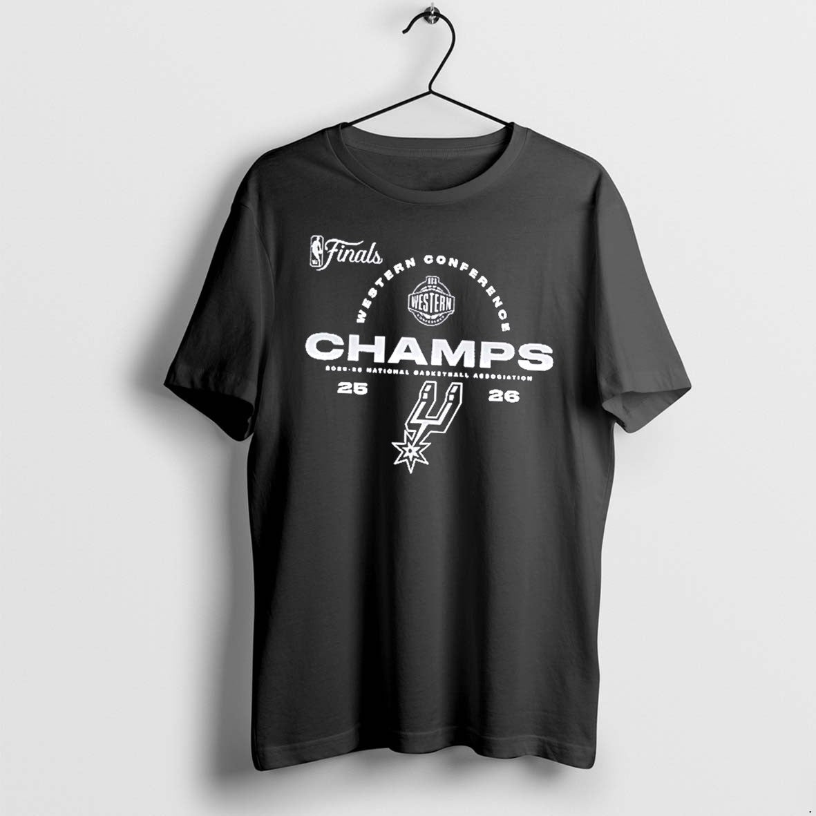 Original San Antonio Spurs 2025 26 Nba Western - Adult & Kids T-Shirts, Sweatshirts & Hoodies apparel design preview 1