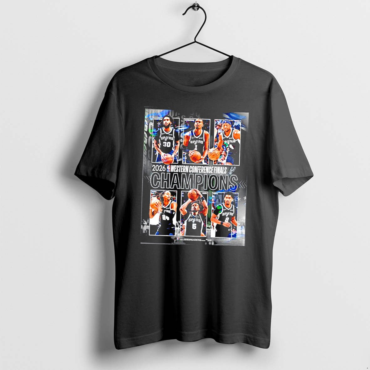 Original San Antonio Spurs 2026 Nba Western - Adult & Kids T-Shirts, Sweatshirts & Hoodies apparel design preview 1