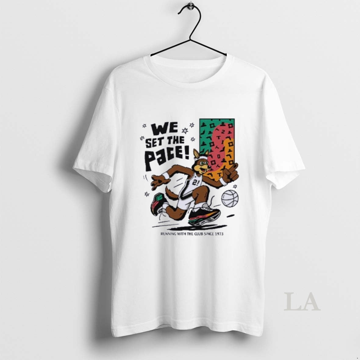 Original San Antonio Spurs We Set The Pace - Adult & Kids T-Shirts, Sweatshirts & Hoodies apparel design preview 1