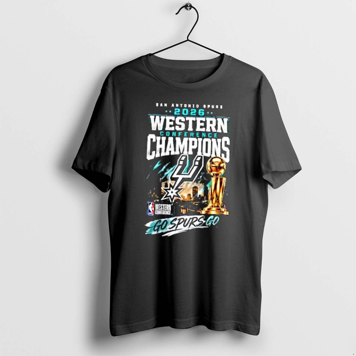 Original San Antonio Spurs Western Conference - Adult & Kids T-Shirts, Sweatshirts & Hoodies apparel design preview 1