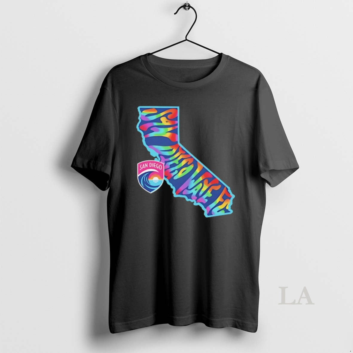 Original San Diego Wave Fc Groovy Pride State 2026 - Adult & Kids T-Shirts, Sweatshirts & Hoodies apparel design preview 1