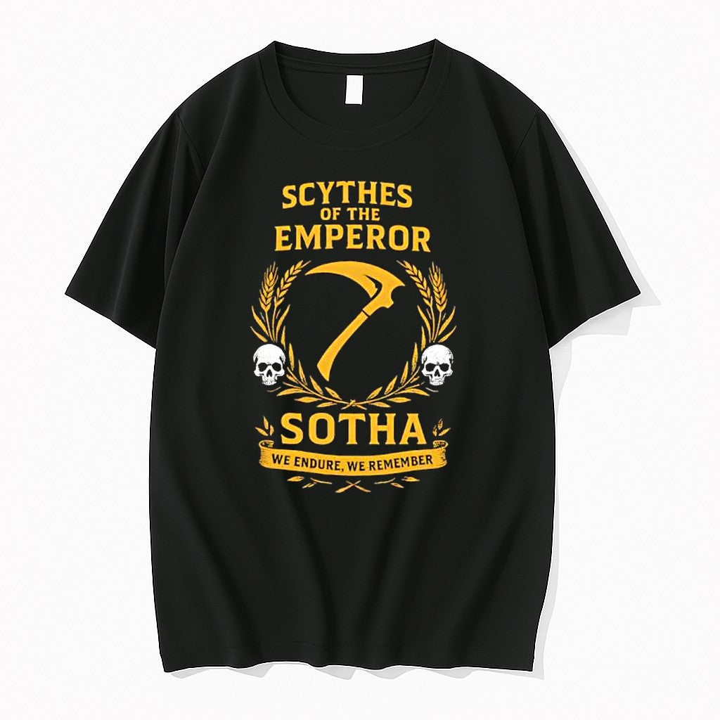 Original Scythes Of The Emperor Sotha We Endure - Adult & Kids T-Shirts, Sweatshirts & Hoodies apparel design preview 1