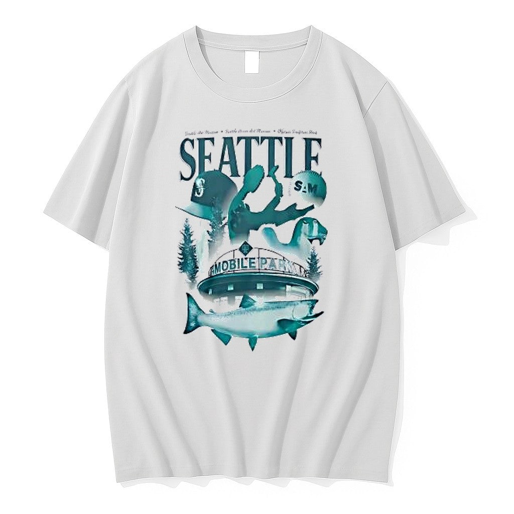 Original Seattle Mariners Art Museum Night Shit Jpg - Adult & Kids T-Shirts, Sweatshirts & Hoodies apparel design preview 1