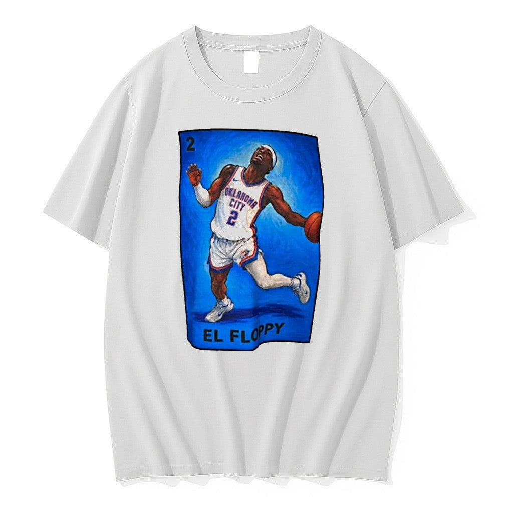 Original Shai Gilgeous Alexander 2 Okc El Floppy Jpg - Adult & Kids T-Shirts, Sweatshirts & Hoodies apparel design preview 1
