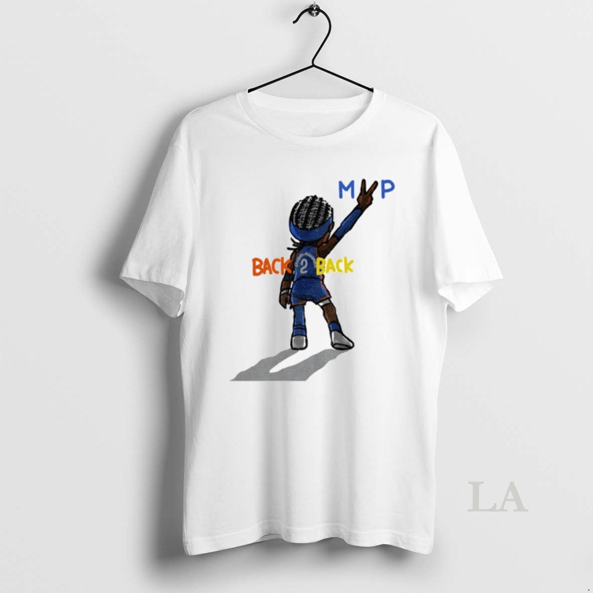 Original Shai Gilgeous Alexander Cartoon Caricature - Adult & Kids T-Shirts, Sweatshirts & Hoodies apparel design preview 1