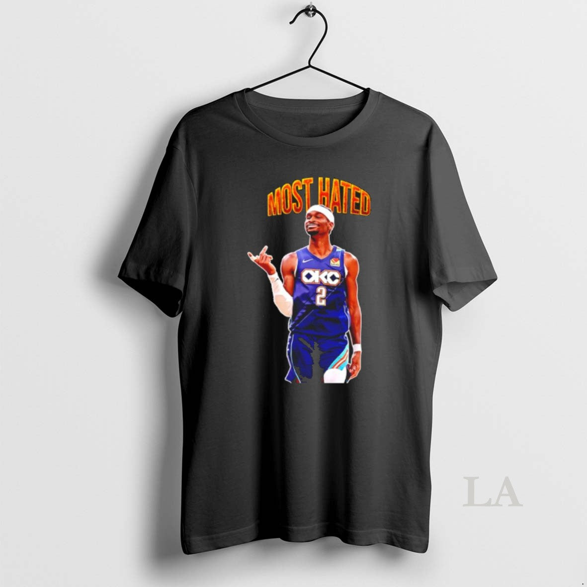 Original Shai Gilgeous Alexander Most Hated Okc - Adult & Kids T-Shirts, Sweatshirts & Hoodies apparel design preview 1