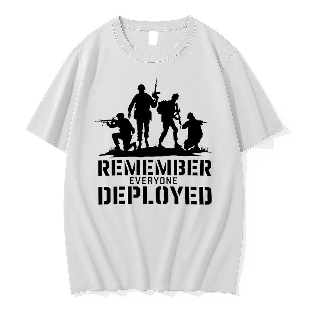 Original Soldier Remember Everyone Deployed Jpg - Adult & Kids T-Shirts, Sweatshirts & Hoodies apparel design preview 1