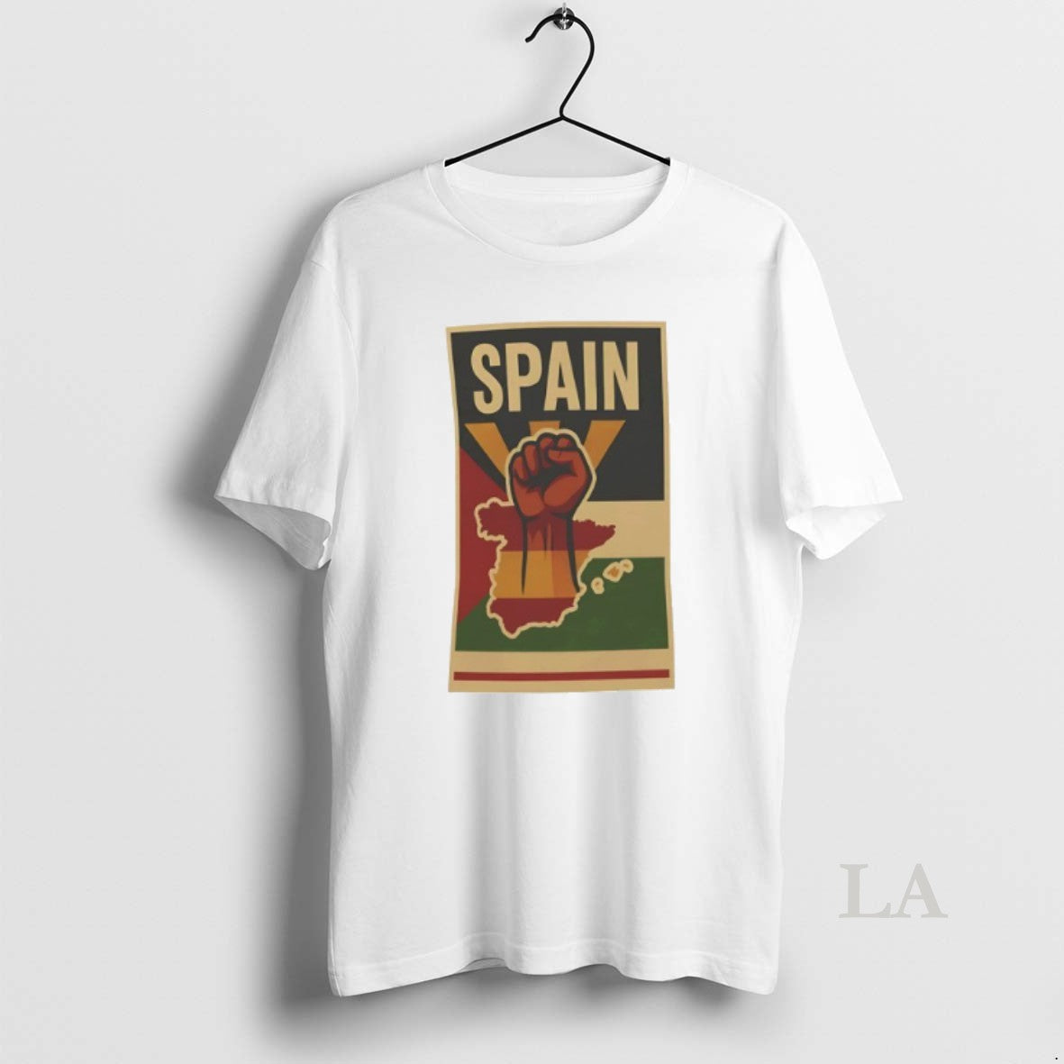 Original Spain Support Palestine - Adult & Kids T-Shirts, Sweatshirts & Hoodies apparel design preview 1