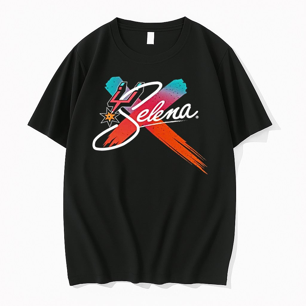 Original Spurs Selena Basketball Mixed Logo Jpg - Adult & Kids T-Shirts, Sweatshirts & Hoodies apparel design preview 1