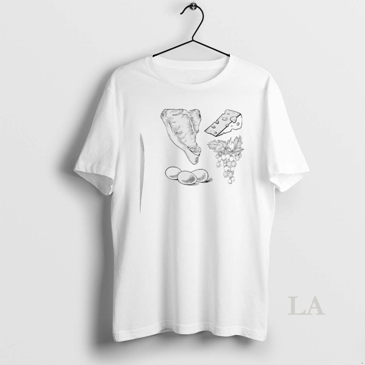 Original Steak Cheese Eggs Grape Juice - Adult & Kids T-Shirts, Sweatshirts & Hoodies apparel design preview 1