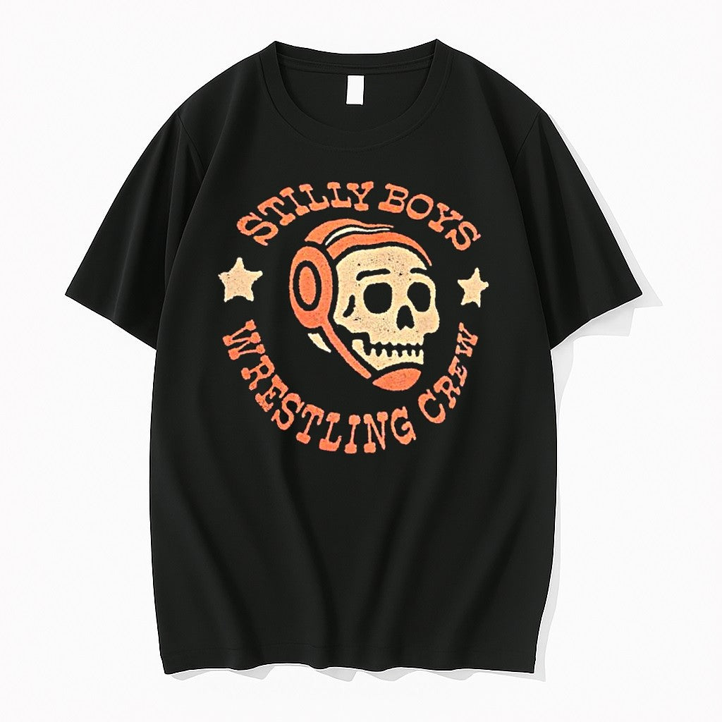Original Stilly Boys Wrestling Crew Skull Jpg - Adult & Kids T-Shirts, Sweatshirts & Hoodies apparel design preview 1
