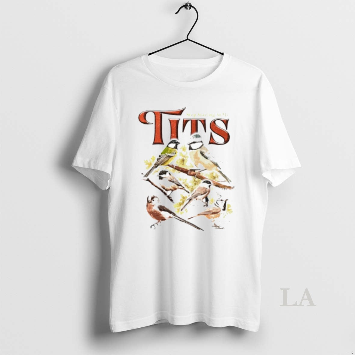 Original Stop Staring At My Tits Graphic - Adult & Kids T-Shirts, Sweatshirts & Hoodies apparel design preview 1