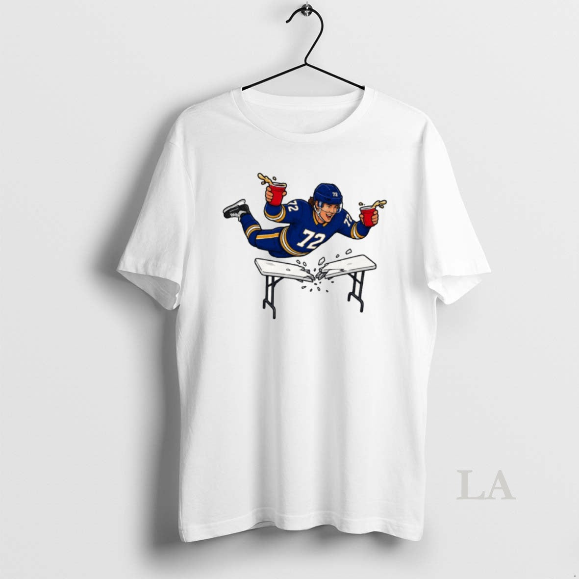 Original Tage Thompson Sabres Mafia Table - Adult & Kids T-Shirts, Sweatshirts & Hoodies apparel design preview 1