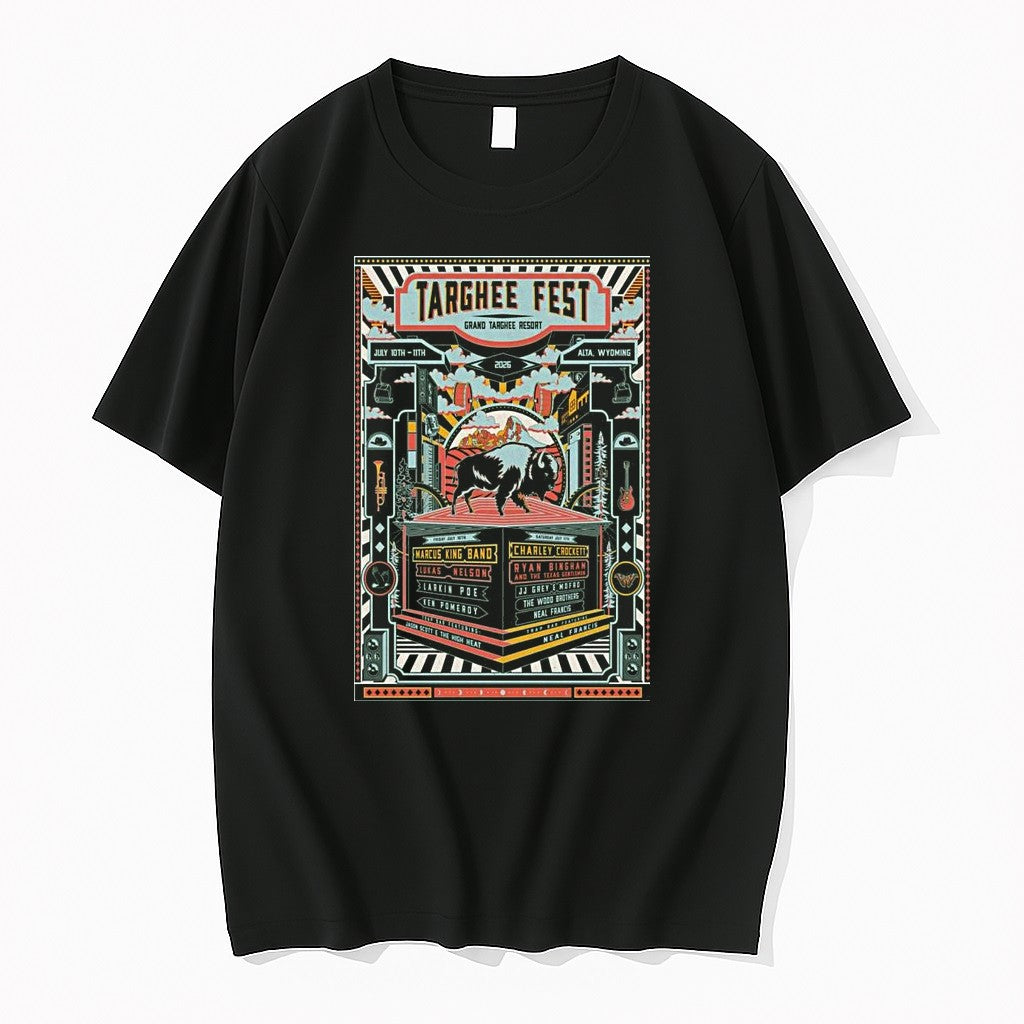 Original Targhee Fest Grand Resort July 10 11 2026 1 - Adult & Kids T-Shirts, Sweatshirts & Hoodies apparel design preview 1