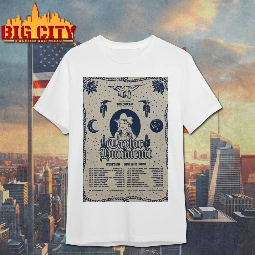 Original Taylor Hunnicutt Winter Spring Tour 2026 - Adult & Kids T-Shirts, Sweatshirts & Hoodies apparel design preview 1