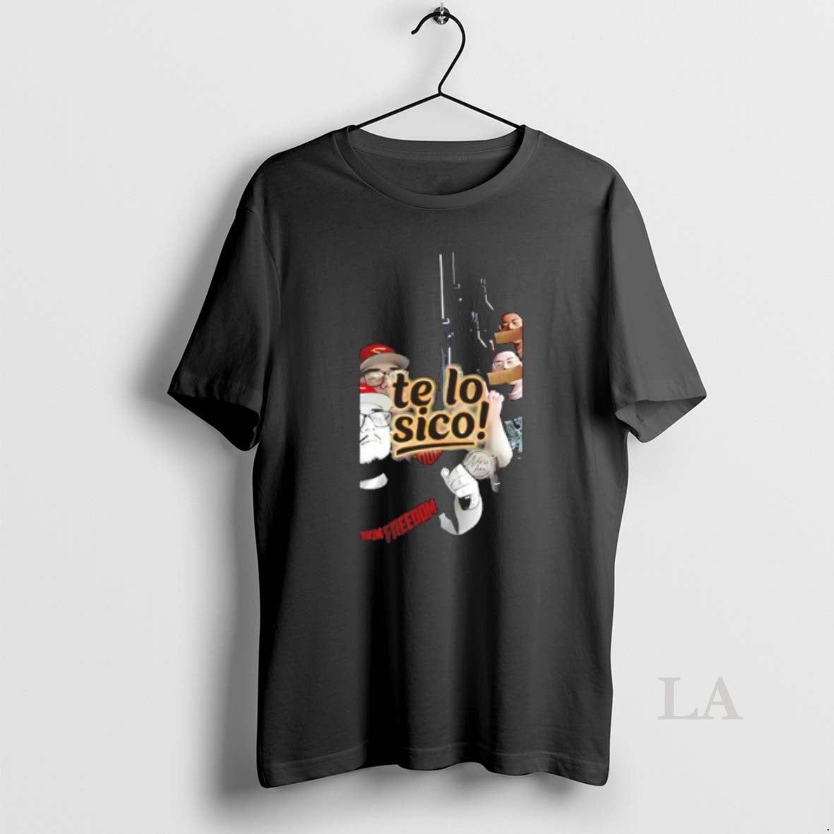 Original Te Lo Sico Freedom Guns Hip Hop - Adult & Kids T-Shirts, Sweatshirts & Hoodies apparel design preview 1