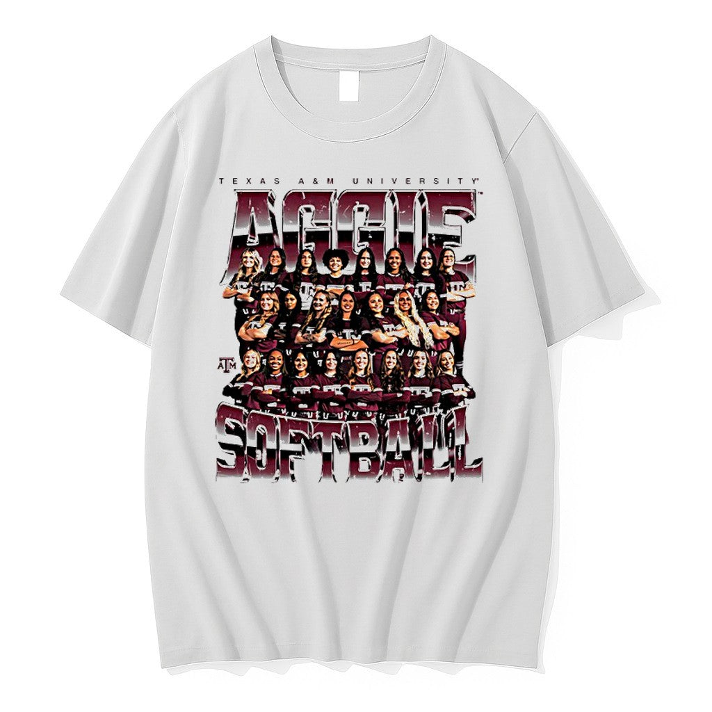 Original Teaxas A And M University Team Ncaa Softball - Adult & Kids T-Shirts, Sweatshirts & Hoodies apparel design preview 1