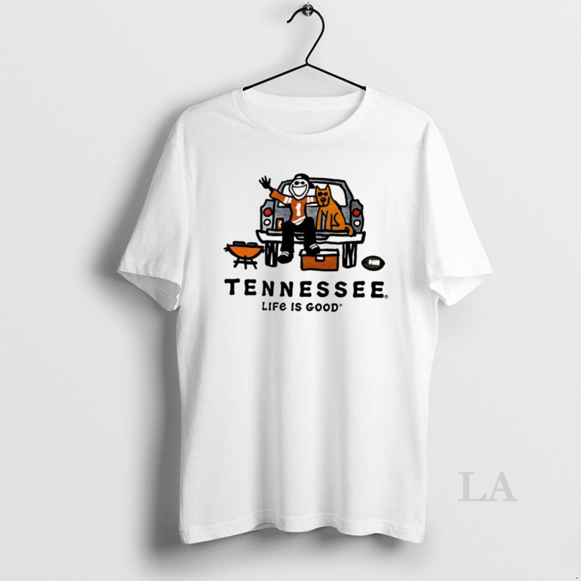 Original Tennessee Volunteers Football Life Is Good - Adult & Kids T-Shirts, Sweatshirts & Hoodies apparel design preview 1