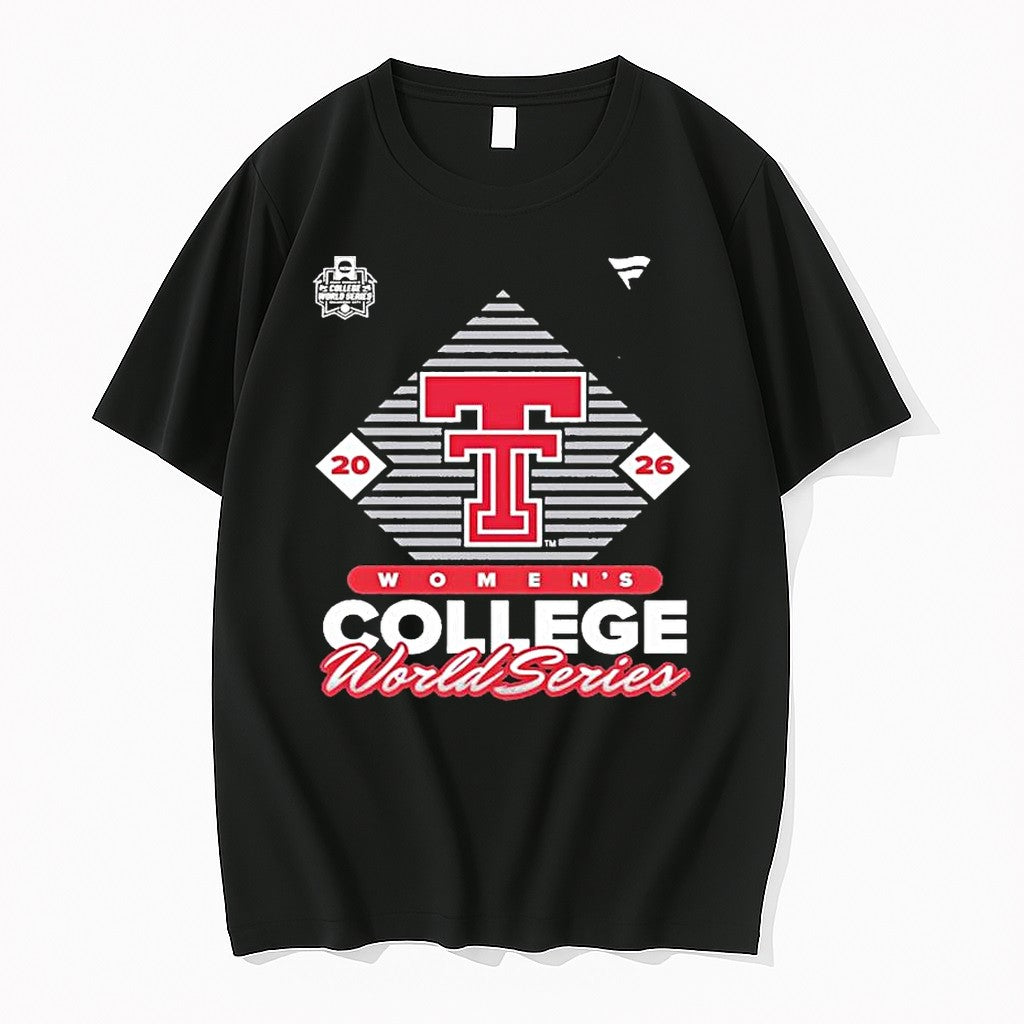 Original Texas Tech Red Raiders 2026 Ncaa Softball - Adult & Kids T-Shirts, Sweatshirts & Hoodies apparel design preview 1