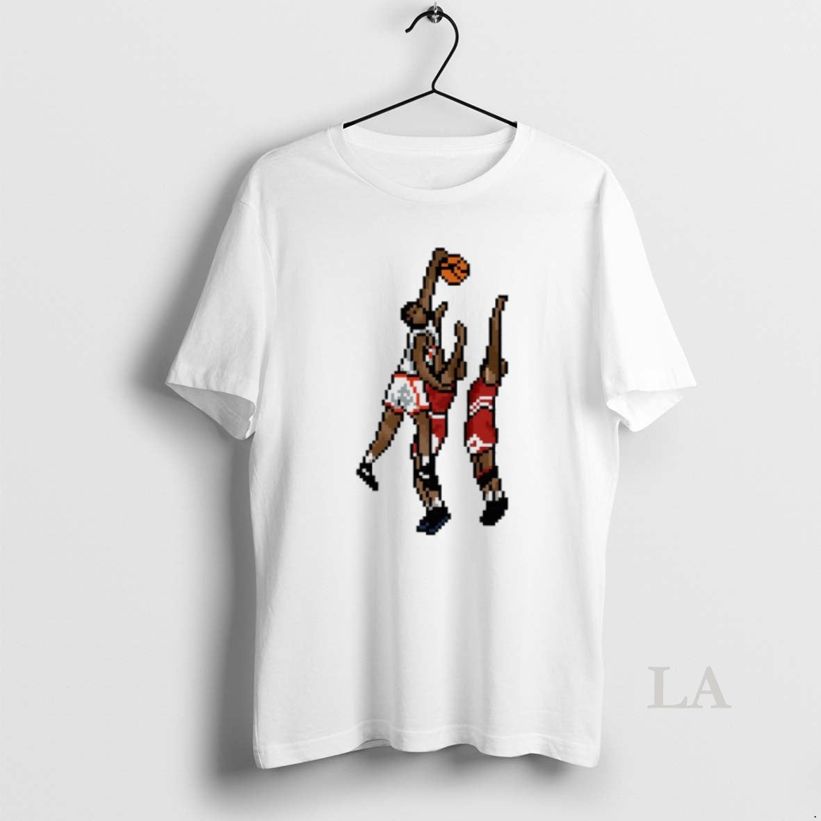 Original The Dunk Basketball 8bit - Adult & Kids T-Shirts, Sweatshirts & Hoodies apparel design preview 1
