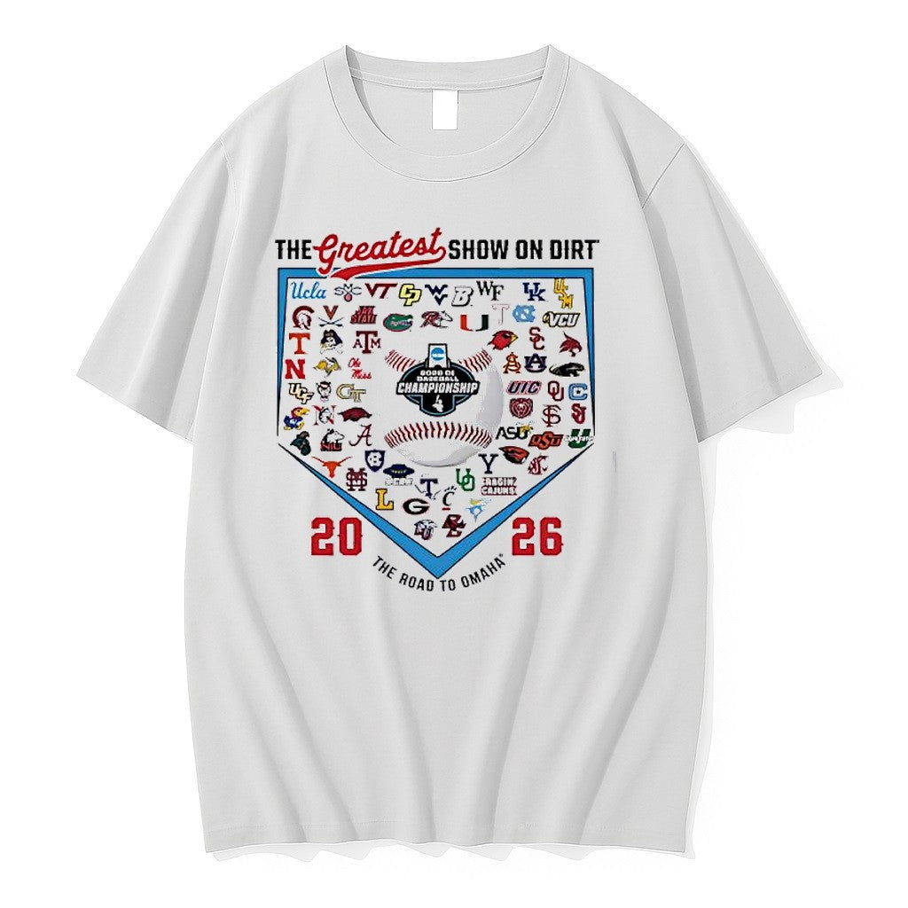 Original The Greatest Show On Dirt 2026 Mens College - Adult & Kids T-Shirts, Sweatshirts & Hoodies apparel design preview 1