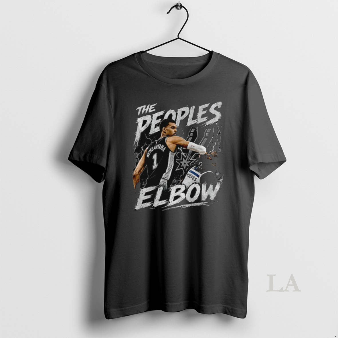 Original The Peoples Elbow Victor Wembanyama San - Adult & Kids T-Shirts, Sweatshirts & Hoodies apparel design preview 1
