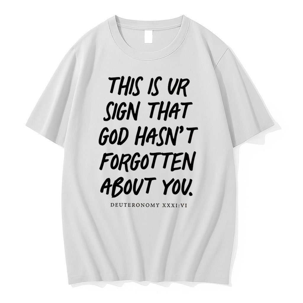 Original This Is Ur Sign That God Hasnt Forgotten - Adult & Kids T-Shirts, Sweatshirts & Hoodies apparel design preview 1