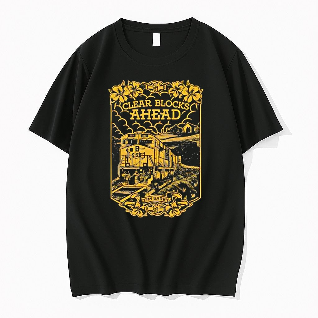 Original Tim Barry Clear Blocks Ahead Jpg - Adult & Kids T-Shirts, Sweatshirts & Hoodies apparel design preview 1