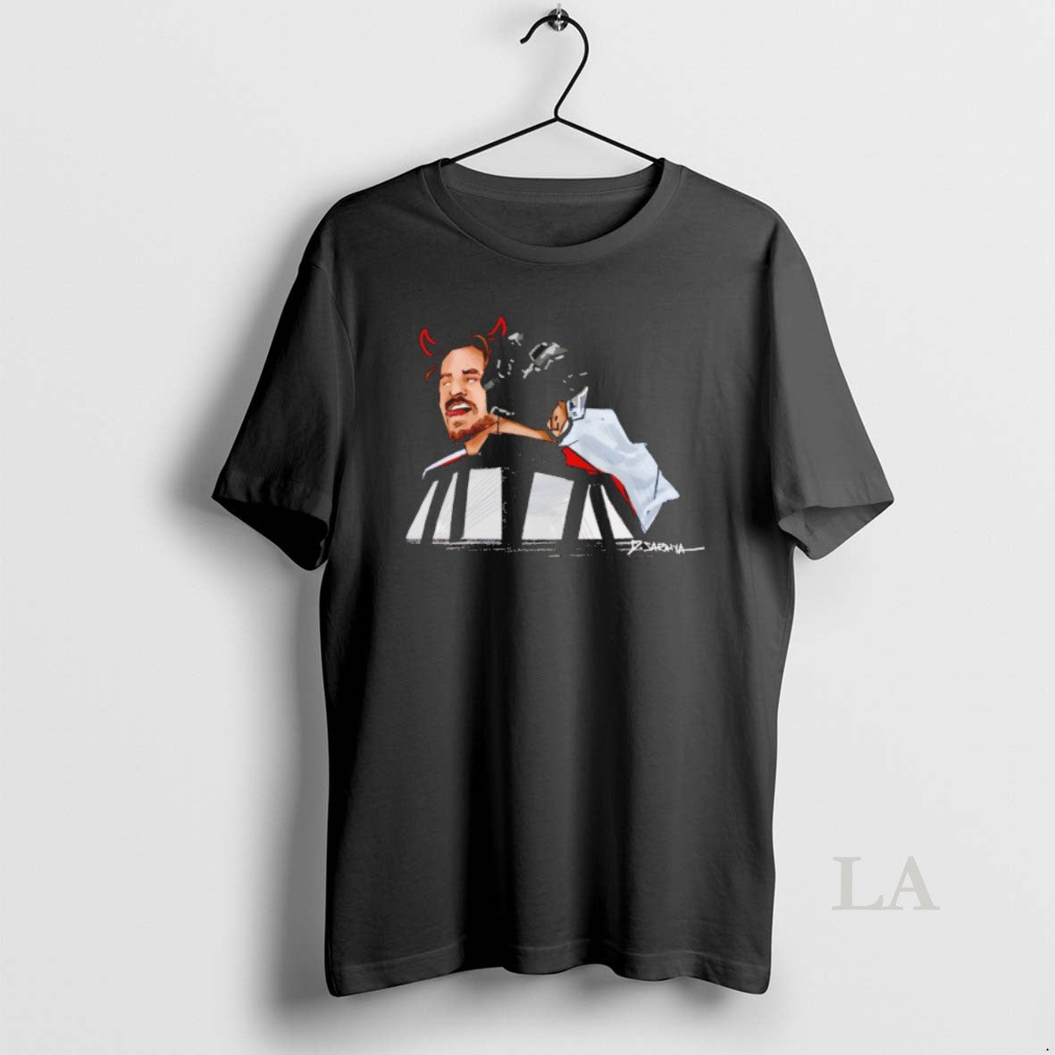 Original Trevor Zegras Devil Philadelphia Flyers - Adult & Kids T-Shirts, Sweatshirts & Hoodies apparel design preview 1