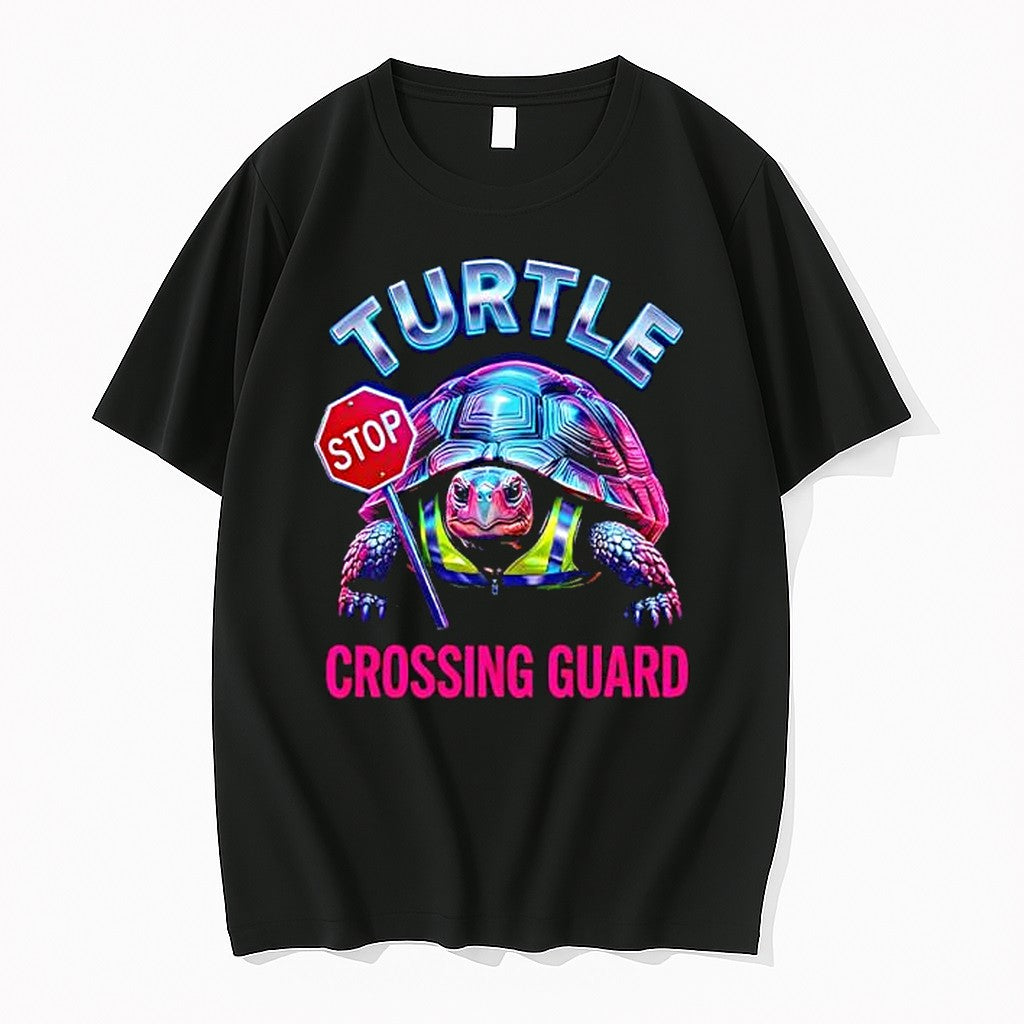 Original Turtle Crossing Guard Stop Jpg - Adult & Kids T-Shirts, Sweatshirts & Hoodies apparel design preview 1