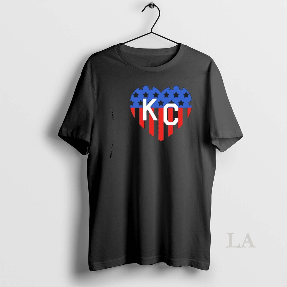 Original Usa Stars Stripes Kansas City Kc In Heart - Adult & Kids T-Shirts, Sweatshirts & Hoodies apparel design preview 1