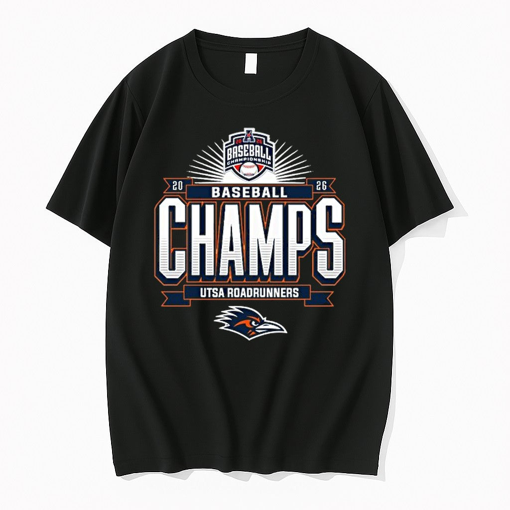 Original Utsa Roadrunners 2026 American Baseball - Adult & Kids T-Shirts, Sweatshirts & Hoodies apparel design preview 1