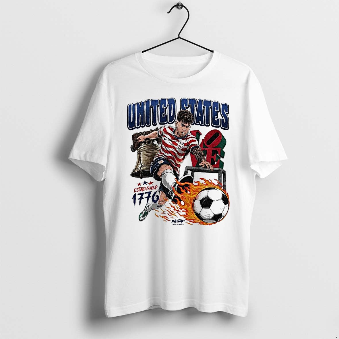 Original United States Philadelphia Soccer Clubest - Adult & Kids T-Shirts, Sweatshirts & Hoodies apparel design preview 1